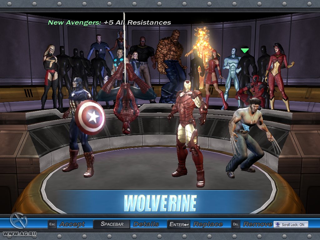 Marvel Ultimate Alliance вся информация об игре, читы, дата выхода,  системные требования, купить игру Marvel Ultimate Alliance