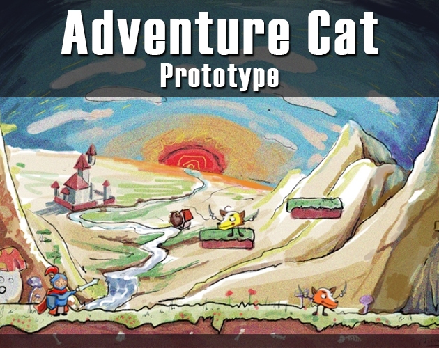 He likes adventure. Cat Adventure игра.