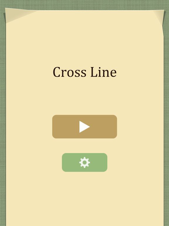 Лайн кросс. Cross game app.