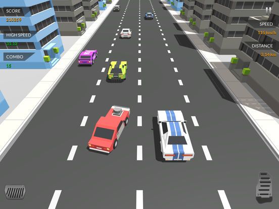 Blocky highway traffic racing. Blocky Highway машины. Traffic Drive.