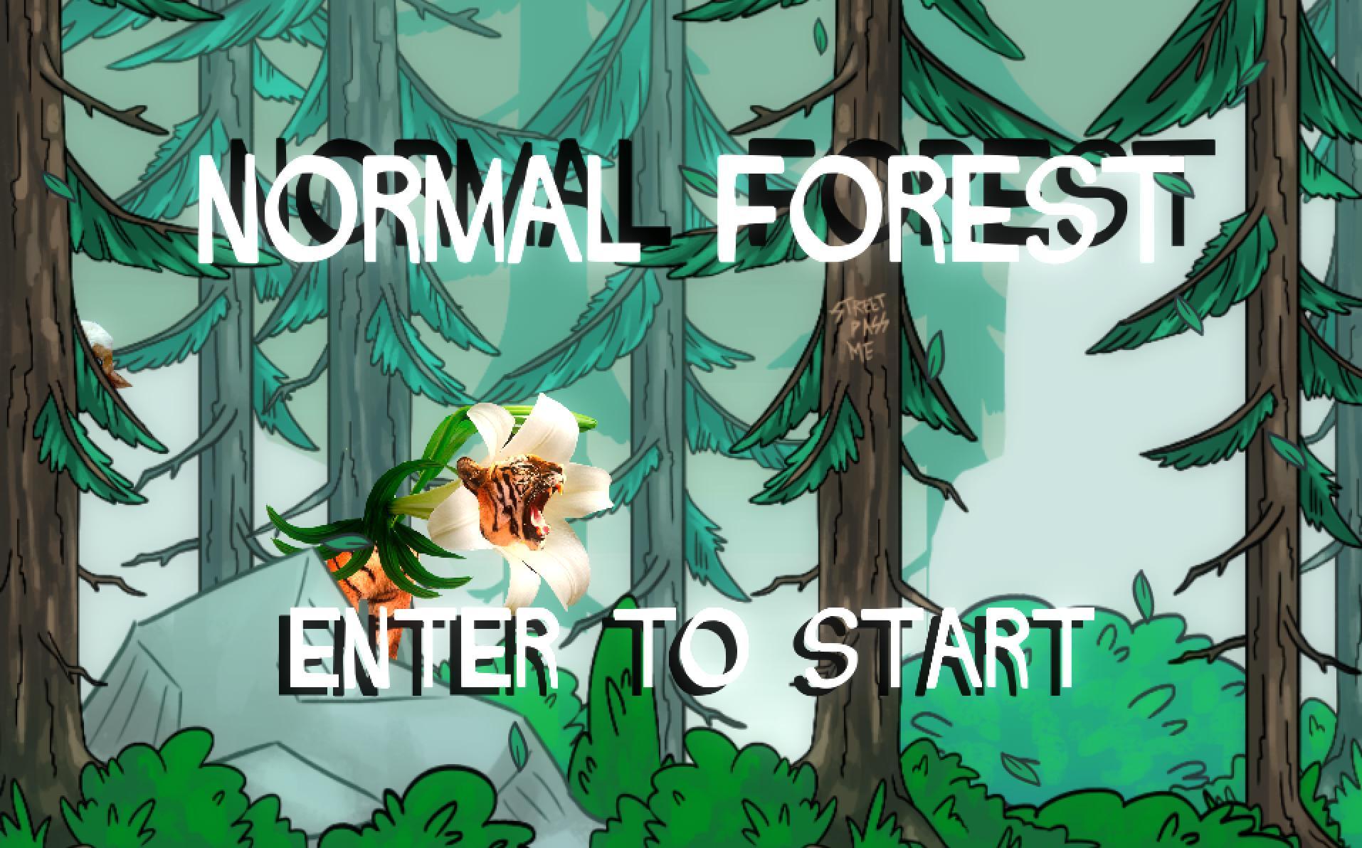 Nothing forest. Normal Forest. Forest nothing. Normality game.