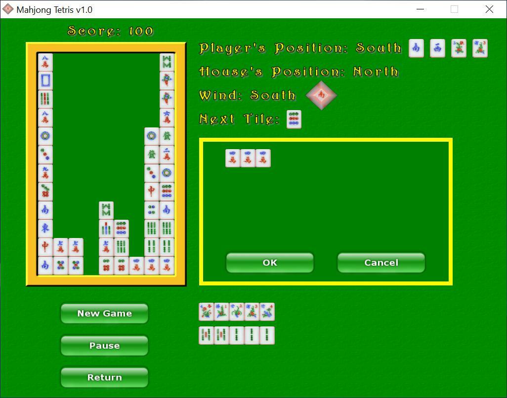 Mahjong Тетрис. Тетрис все будет