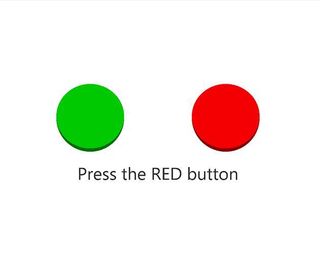 Button is pressed. Press button. press the button game.