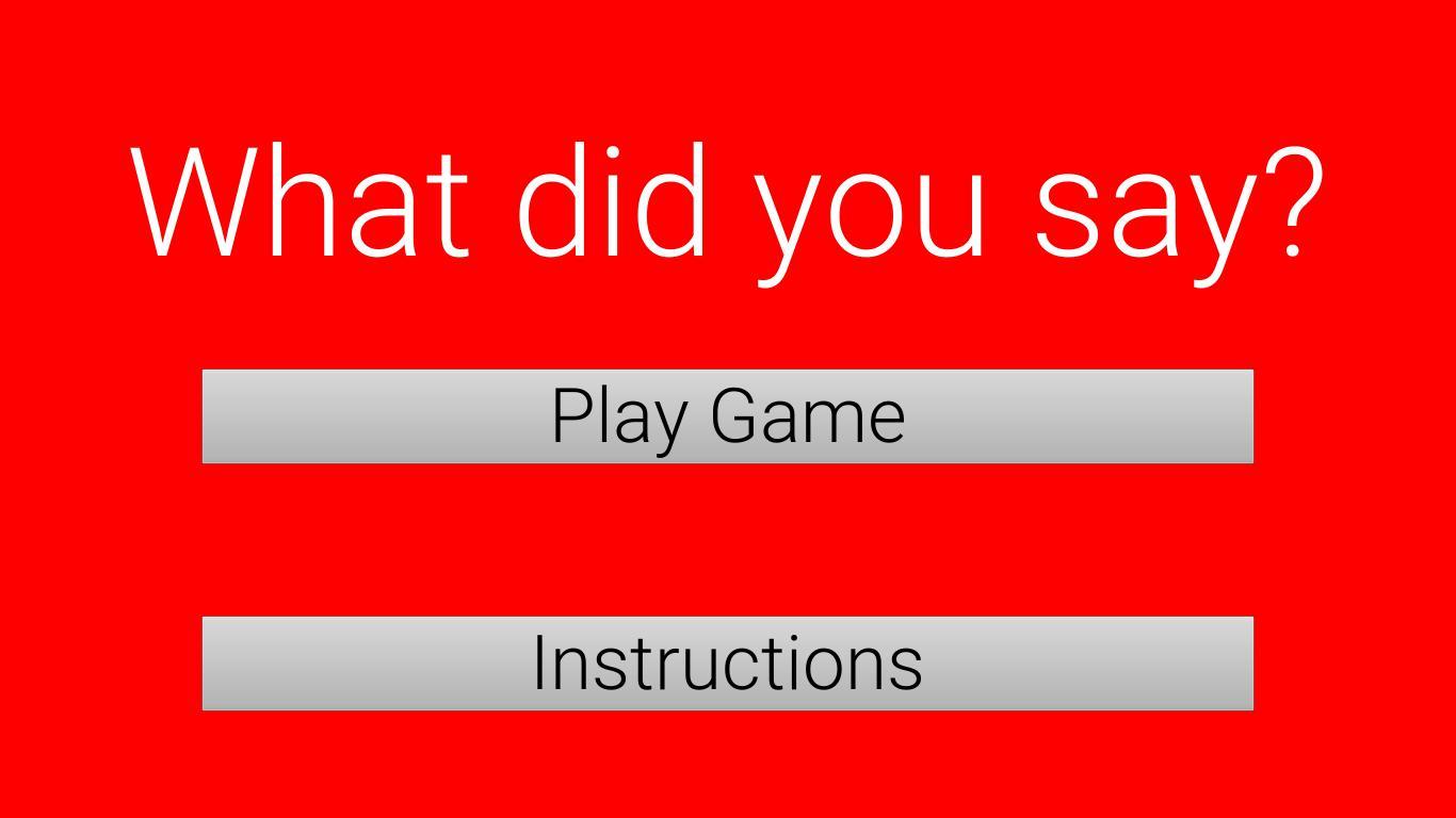 What games did you play