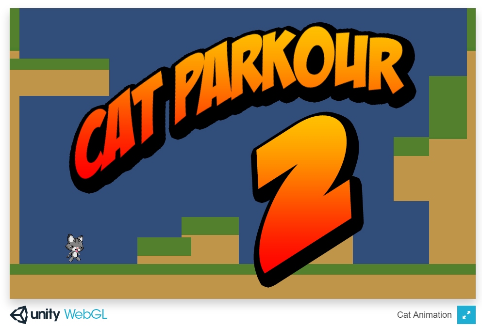 Паркур 2 играть. Кэт паркур. Паркур 2. Cat Parkour. Cat Unity.