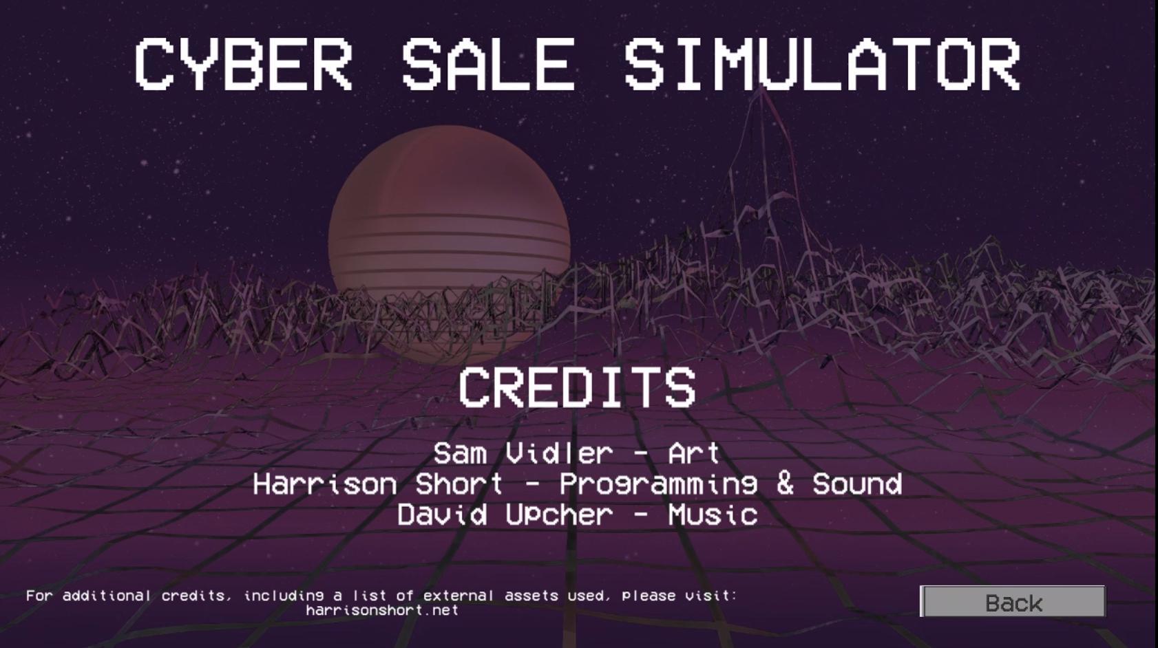 Sale simulator. Cyber sale.